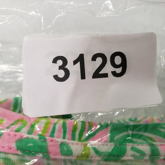 Lilly Pulitzer Womens Etta Scoop Neck Top Size S Green Pineapple Tropical Beach - Picture 8 of 9